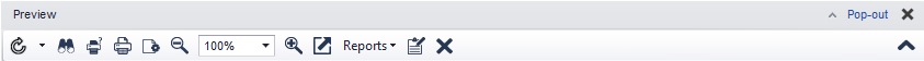Preview button bar