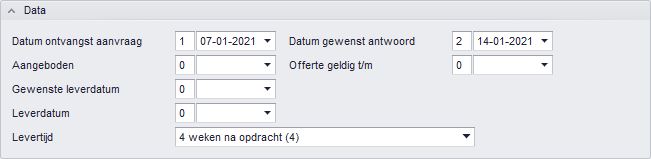 Verkoopofferteheader > Data > Fijnmetaal