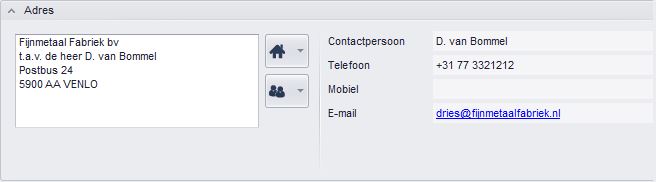 Verkoopofferteheader > Adres > Fijnmetaal